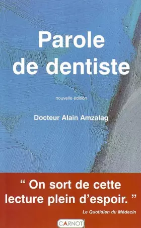 Couverture du produit · Parole de dentiste