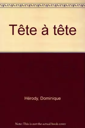 Couverture du produit · Tête à tête