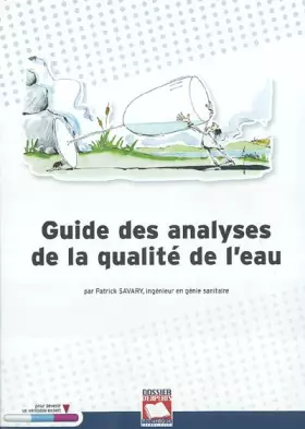 Couverture du produit · Guide des analyses de la qualité de l'eau