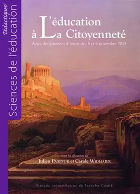 Couverture du produit · L'éducation à la citoyenneté