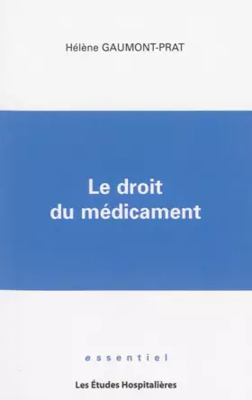 Couverture du produit · Le droit du medicament