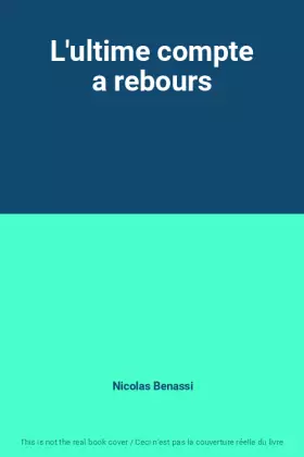 Couverture du produit · L'ultime compte a rebours
