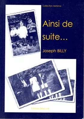 Couverture du produit · Ainsi de Suite