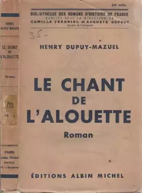 Couverture du produit · Le chant de l'alouette