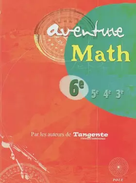 Couverture du produit · Aventure Math 6e : Programme 2005