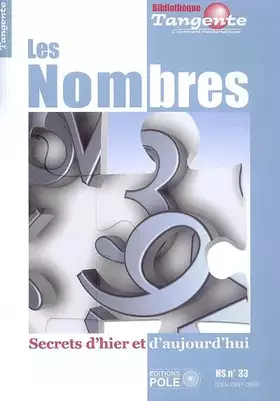 Couverture du produit · Les nombres : Secrets d'hier et d'aujourd'hui