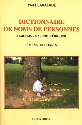 Couverture du produit · Dictionnaire de noms de personnes