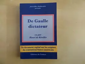 Couverture du produit · De Gaulle dictateur