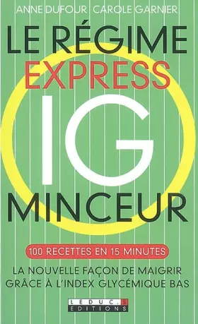 Couverture du produit · Le régime minceur IG