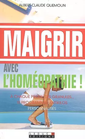 Couverture du produit · Maigrir avec l'homéopathie