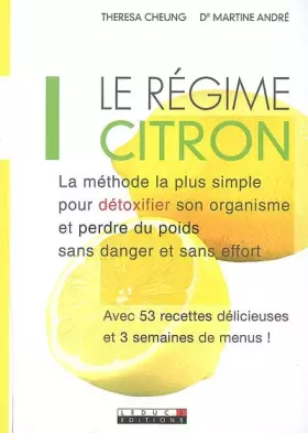 Couverture du produit · Le régime citron