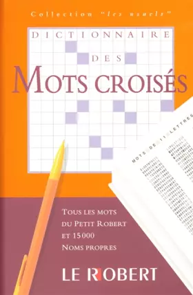 Couverture du produit · Dictionnaire des mots croisés