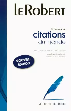 Couverture du produit · Dictionnaire de citations du monde