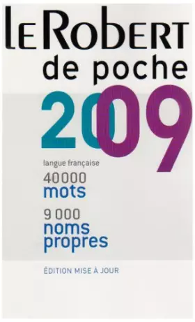 Couverture du produit · Le Robert de poche