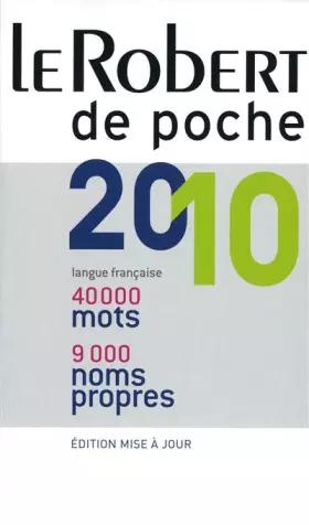 Couverture du produit · Le Robert de poche 2010