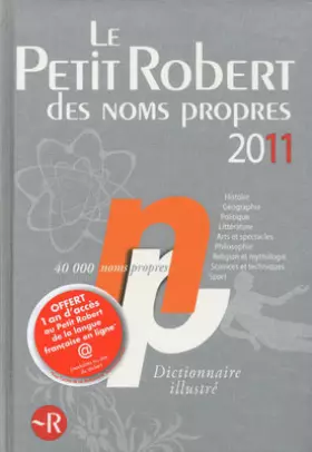 Couverture du produit · PETIT ROBERT NOMS PROPRES 2011