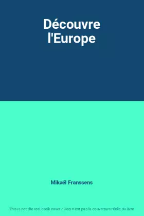 Couverture du produit · Découvre l'Europe