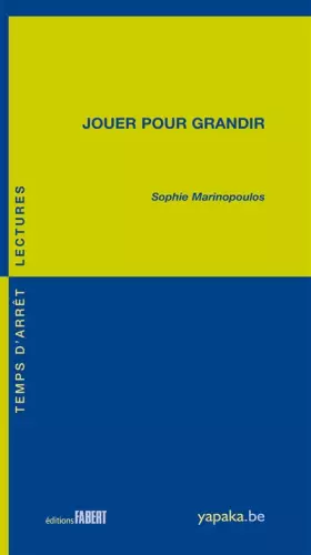 Couverture du produit · Jouer pour grandir