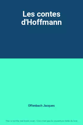 Couverture du produit · Les contes d'Hoffmann