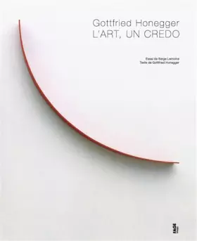 Couverture du produit · L'art, un credo