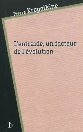 Couverture du produit · L'entraide, un facteur de l´évolution