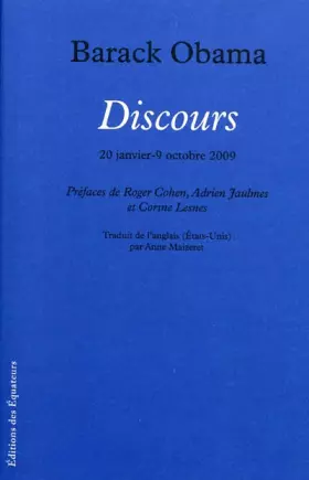 Couverture du produit · DISCOURS