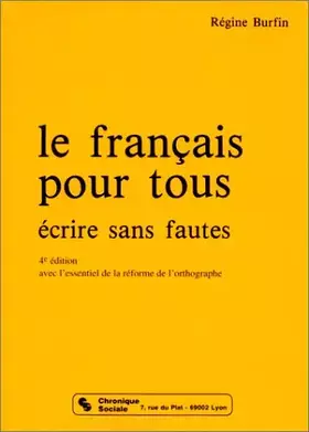 Couverture du produit · Le français pour tous