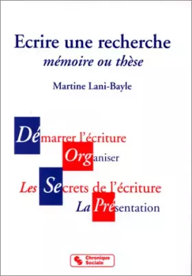 Couverture du produit · Ecrire une recherche