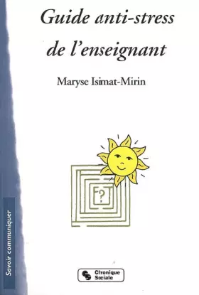 Couverture du produit · Guide anti-stress de l'enseignant