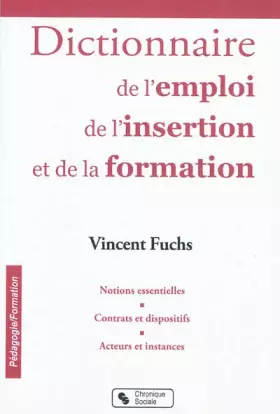 Couverture du produit · Dictionnaire de l'Emploi, de l'Insertion et de la Formation