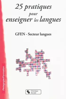 Couverture du produit · 25 pratiques pour enseigner les langues