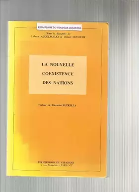 Couverture du produit · La nouvelle coexistence des nations