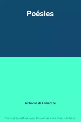 Couverture du produit · Poésies