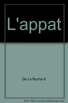 Couverture du produit · L'appat