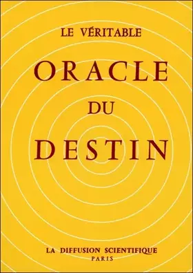 Couverture du produit · Le Véritable oracle du destin