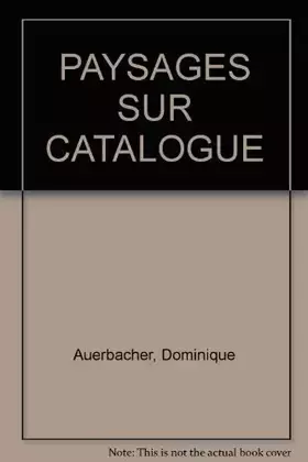 Couverture du produit · Paysages Sur Catalogue