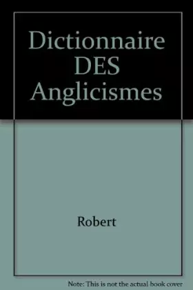 Couverture du produit · Dictionnaire des Anglicismes