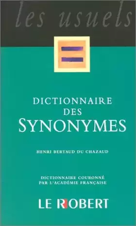 Couverture du produit · Dictionnaire des synomymes