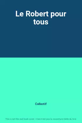 Couverture du produit · Le Robert pour tous