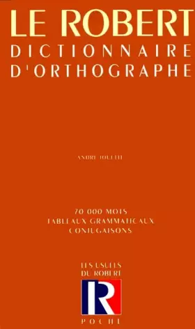 Couverture du produit · Dictionnaire d'orthographe