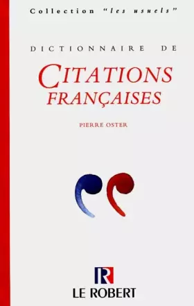 Couverture du produit · Dictionnaire des citations françaises