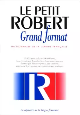 Couverture du produit · Petit Robert langue française grand format