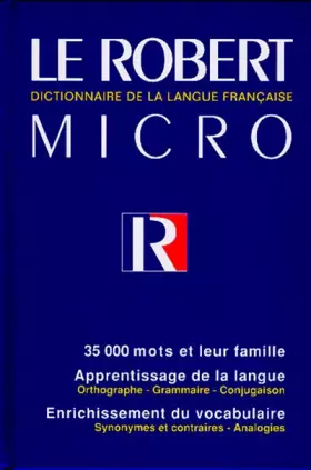 Couverture du produit · Le Robert micro