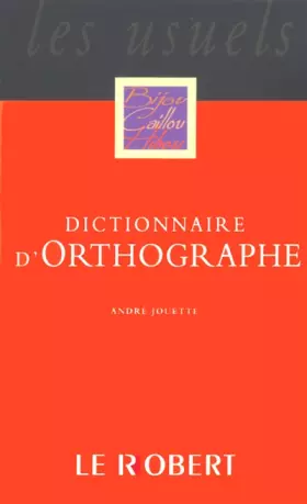 Couverture du produit · Dictionnaire d'orthographe poche