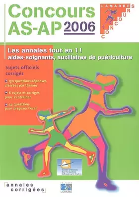 Couverture du produit · CONCOURS AS-AP 2006