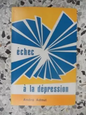 Couverture du produit · Echec à la dépression