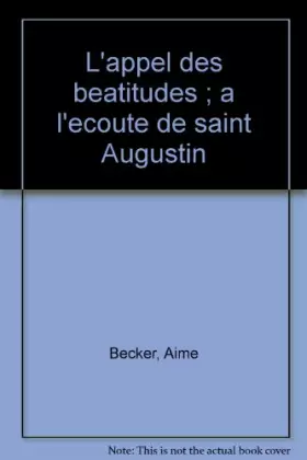 Couverture du produit · L'Appel des béatitudes