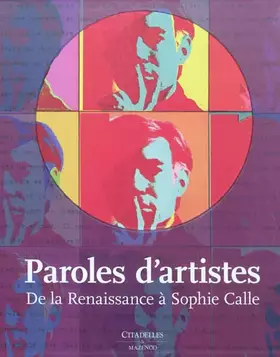Couverture du produit · Paroles d'artistes
