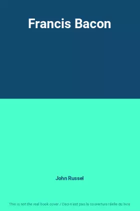 Couverture du produit · Francis Bacon