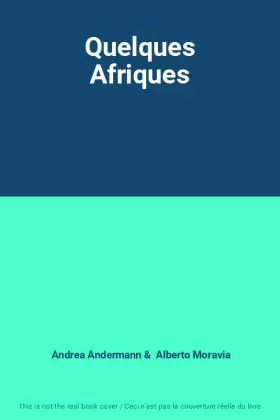 Couverture du produit · Quelques Afriques